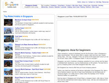 Tablet Screenshot of mysingaporehotels.com